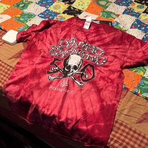 Red Graphic adult band Shirt